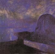 Edvard Munch By night oil painting